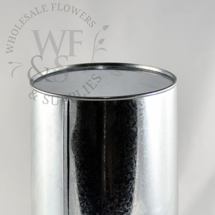 15" Galvanized Metal French Flower Buckets