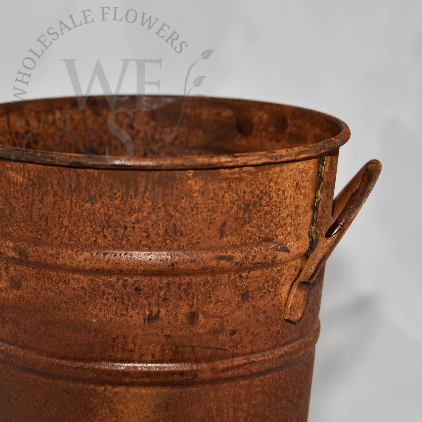 7" Antique French Flower Bucket