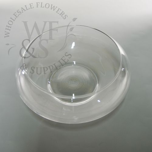 Glass Lily Bowl 8"