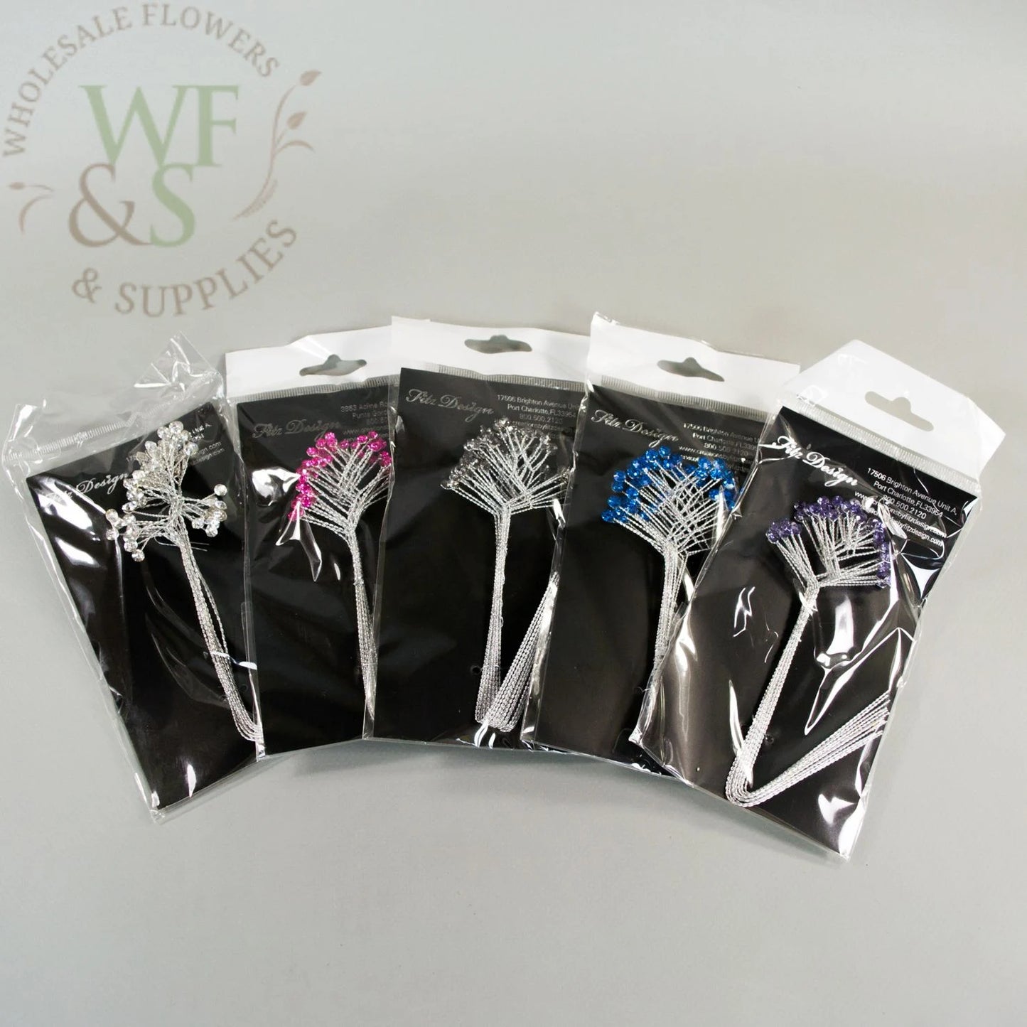 Rhinestone Quintet-Clear 12 pcs. per package