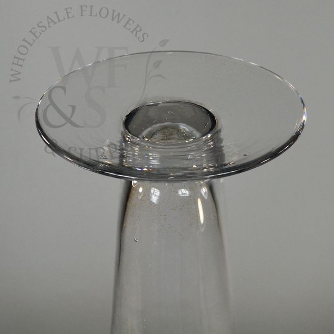 Clear Glass Pilsner Vase 16"