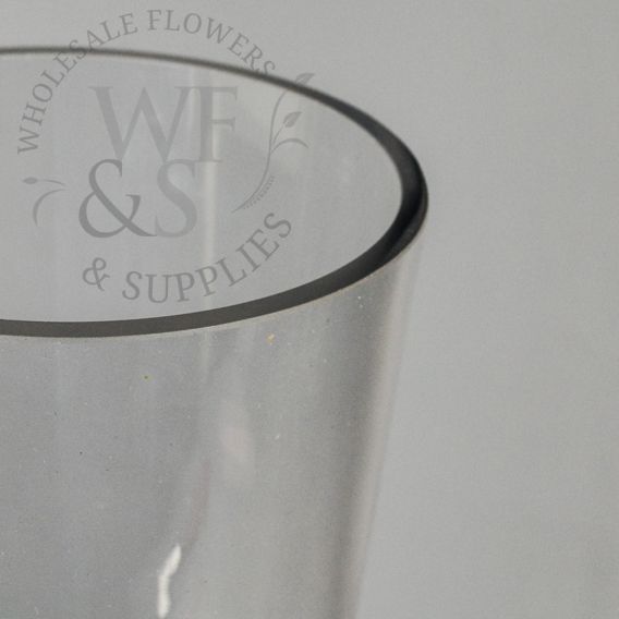 Clear Glass Pilsner Vase 16"