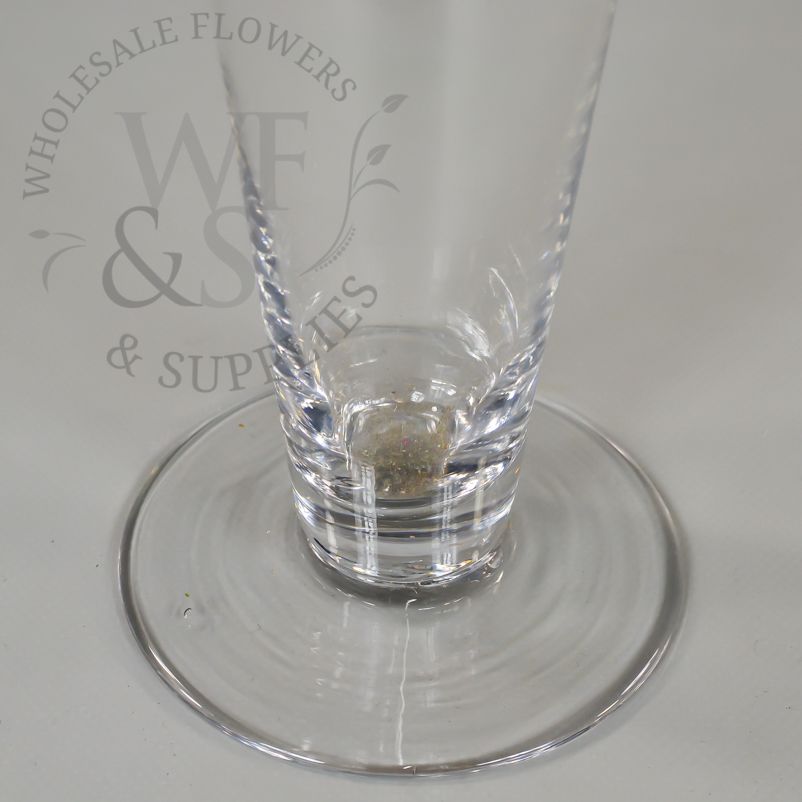 Clear Glass Pilsner Vase 16"