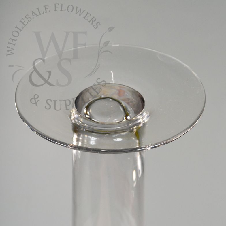 Clear Glass Pilsner Vase 32"