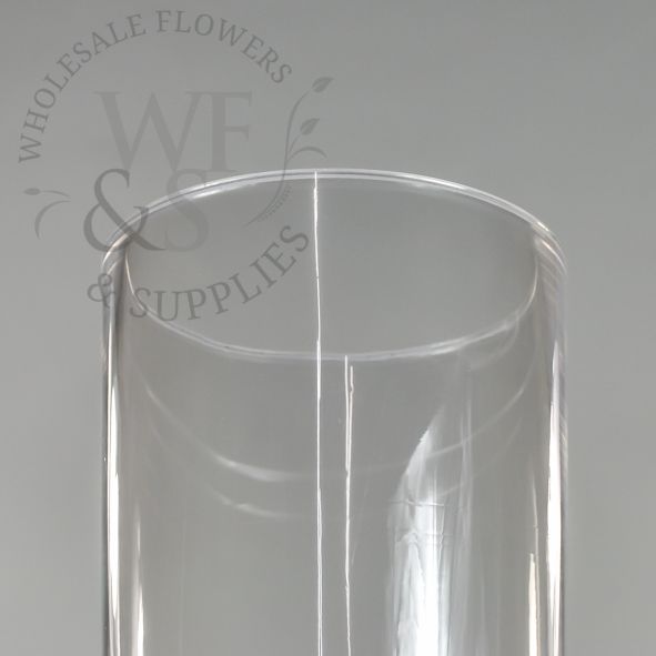 Clear Glass Pilsner Vase 32"