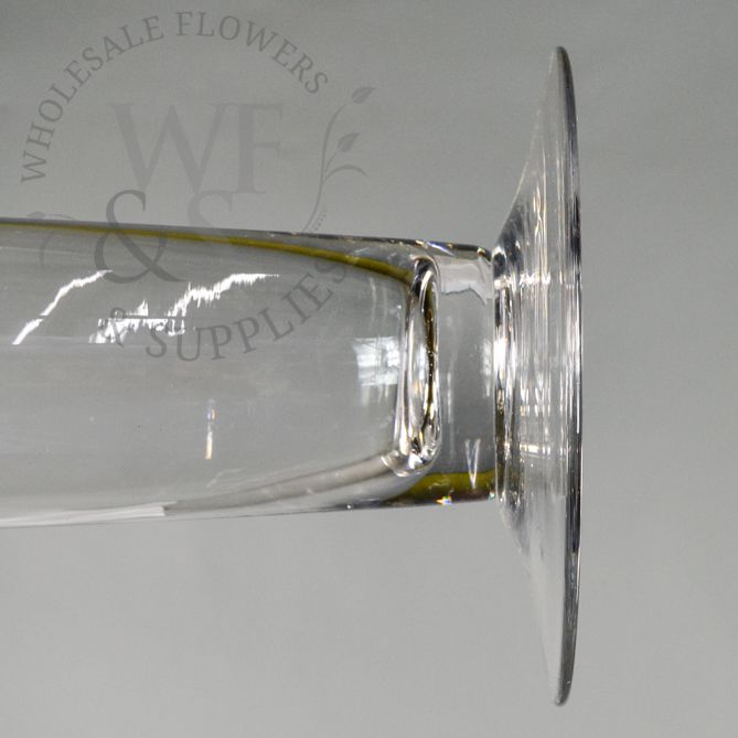 Clear Glass Pilsner Vase 32"