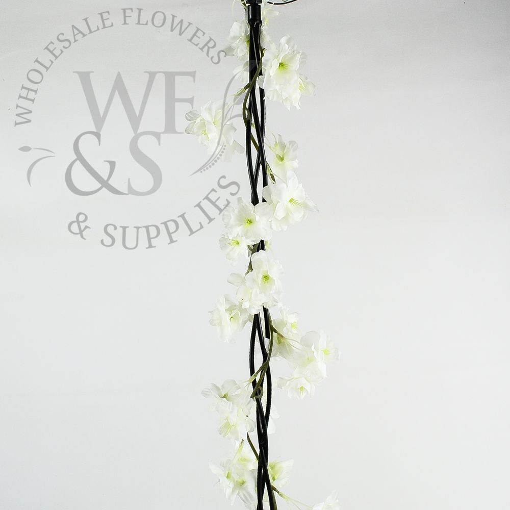 Cherry Blossom White Garland 70 inches