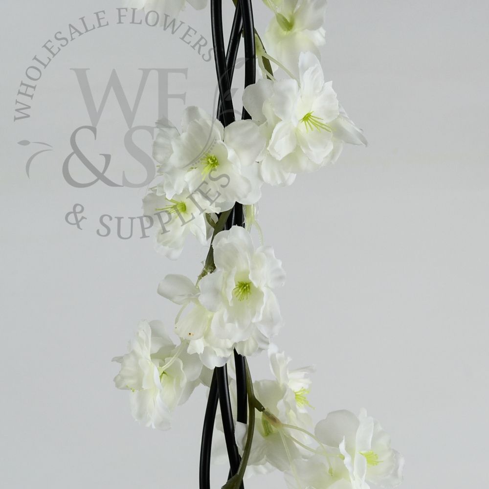 Cherry Blossom White Garland 70 inches