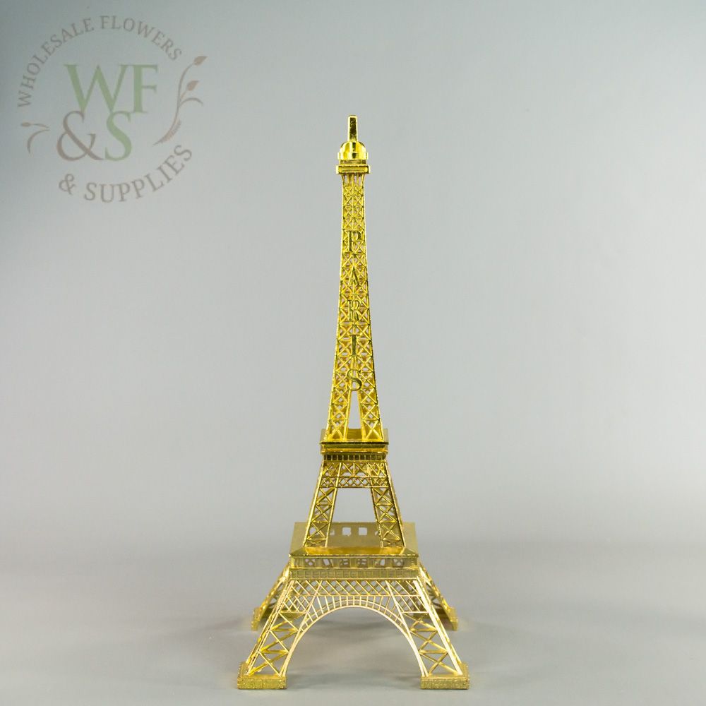 Mini Metal Eiffel Towers Gold- 15"