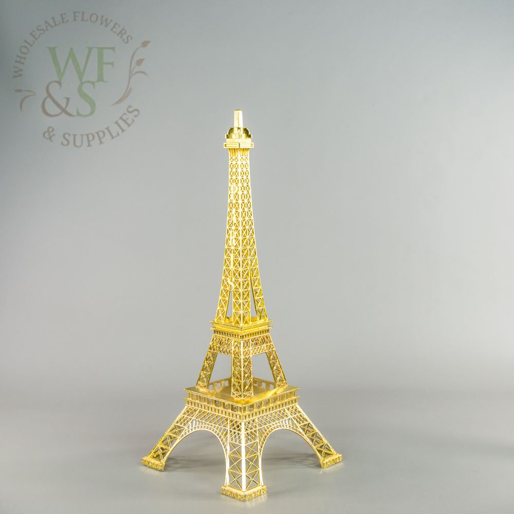 Mini Metal Eiffel Towers Gold-6"