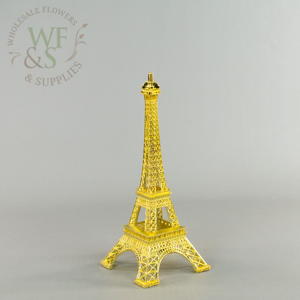 Mini Metal Eiffel Towers Gold - 9.75"