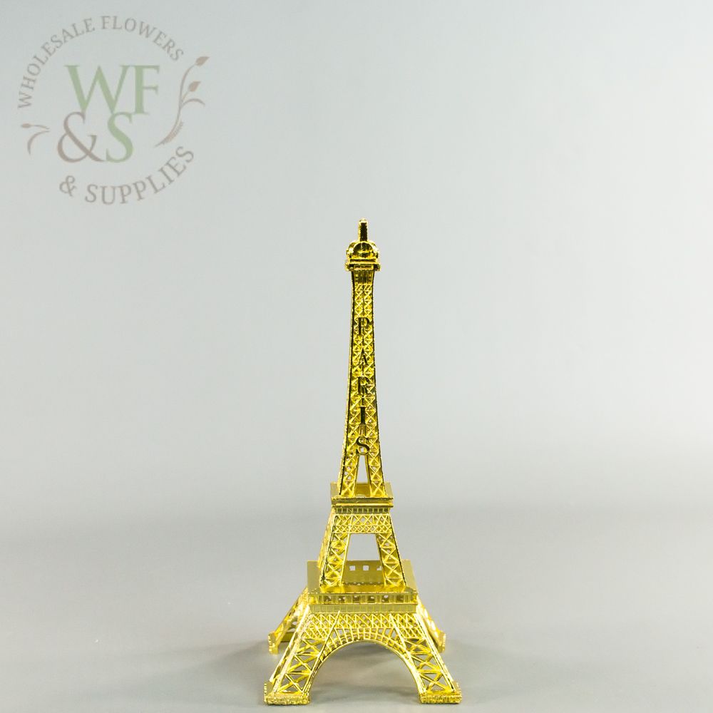 Mini Metal Eiffel Towers Gold-6"