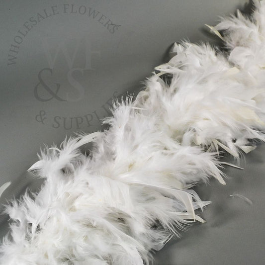 Feather Boa in White