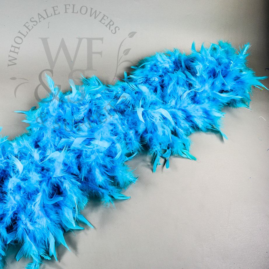 Feather Boa in Turquoise