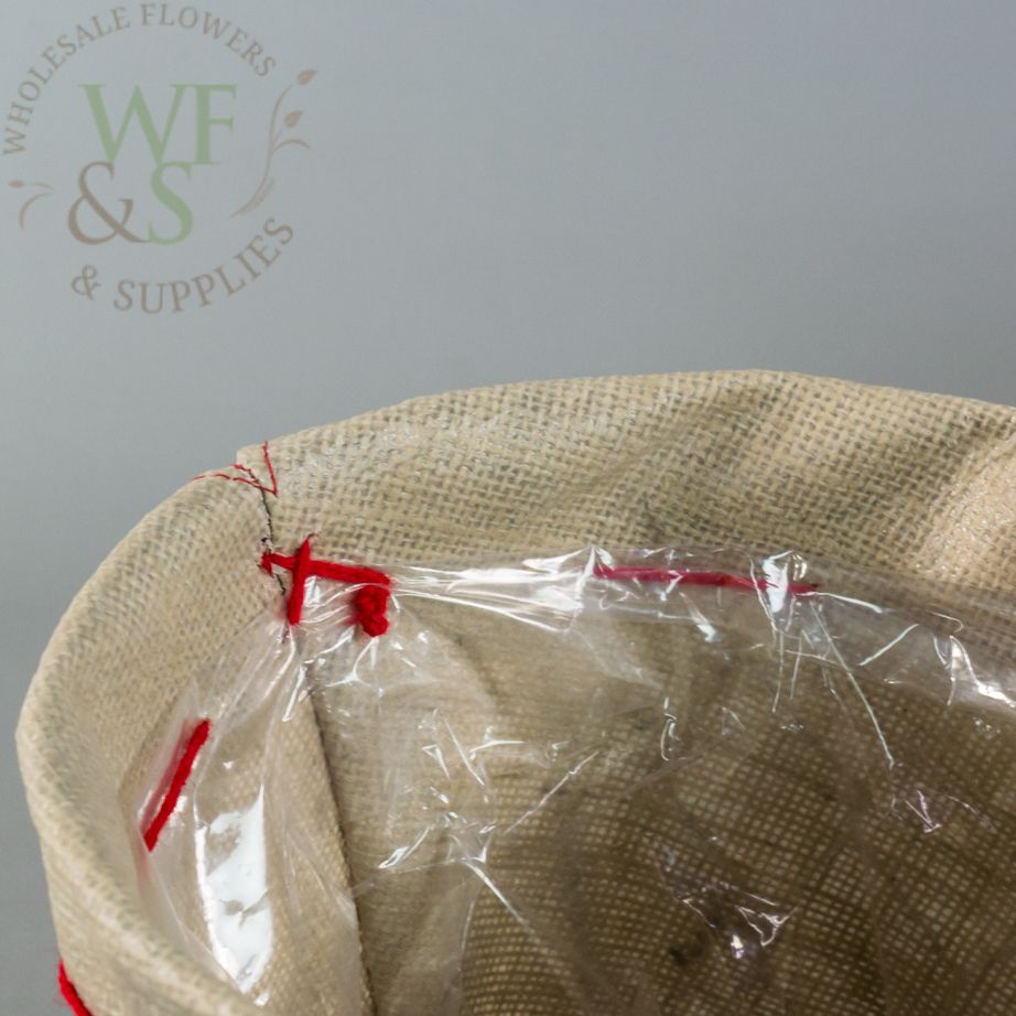 Chicken Wire With Burlap 6"