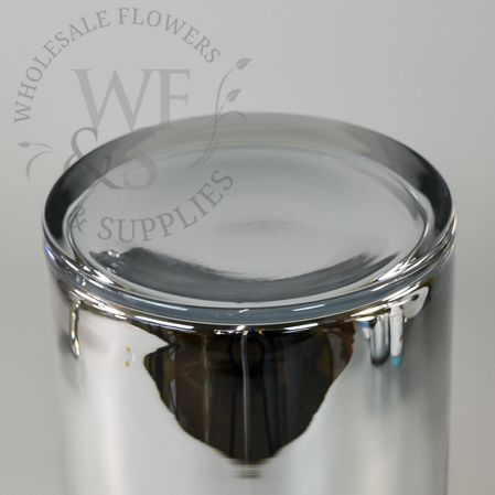 Mirrored Glass Cylinder Vase 8 x 4.75