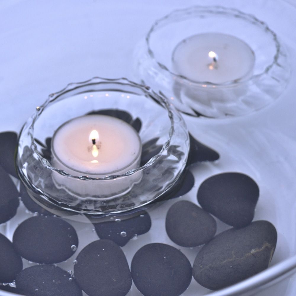 Floating Glass Tealight Votive Candle Holder 1 PC
