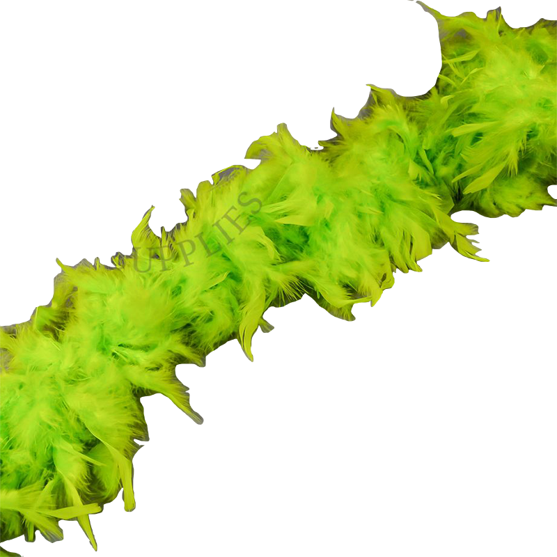 Feather Boa in Lime