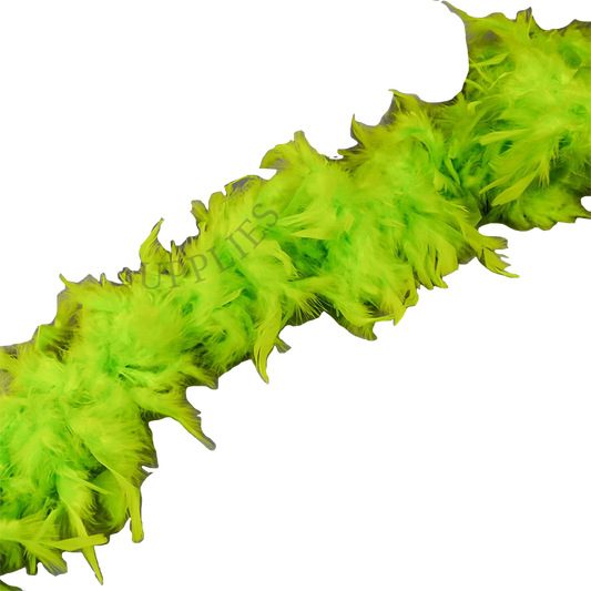 Feather Boa in Lime