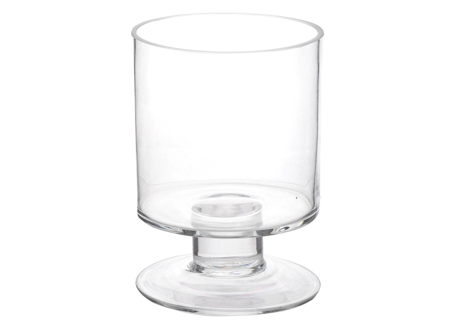 Glass Pedestal Vase