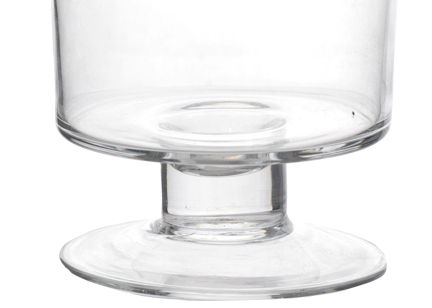 Glass Pedestal Vase