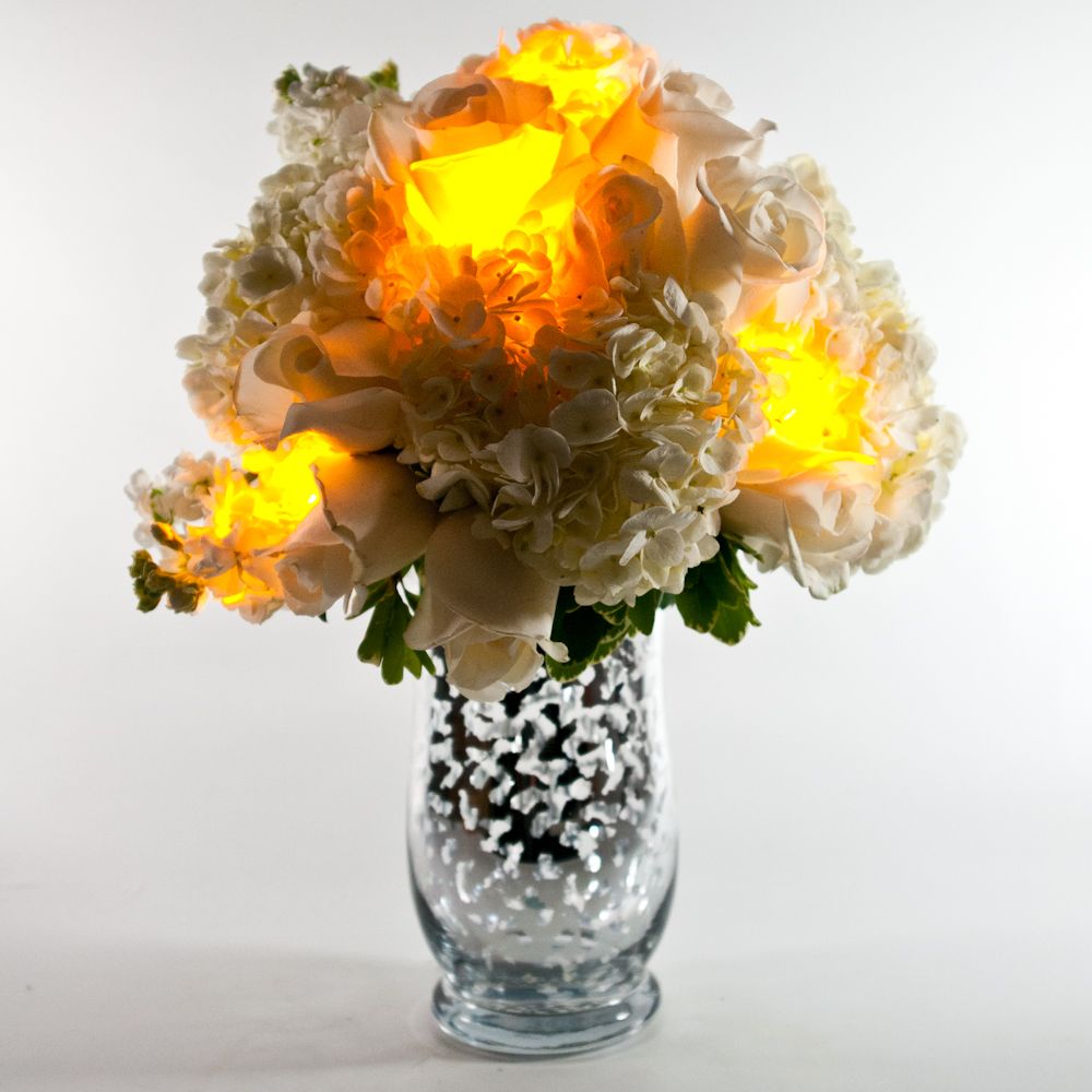 Amber LED Floral Accent Light III (Also Underwater)
