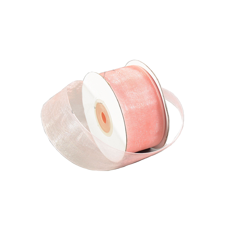 1.5" Nylon Organza Ribbon Peach