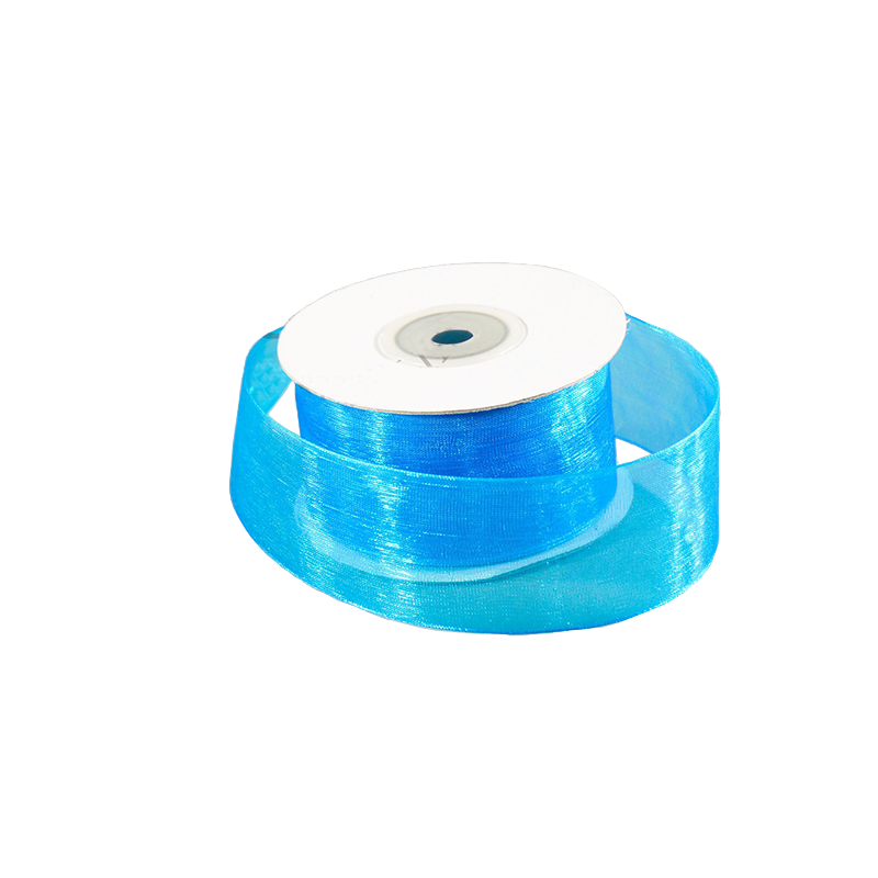 1.5" Nylon Organza Ribbon Turquoise