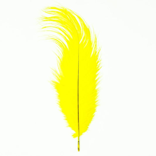Colored Ostrich Drabs Yellow
