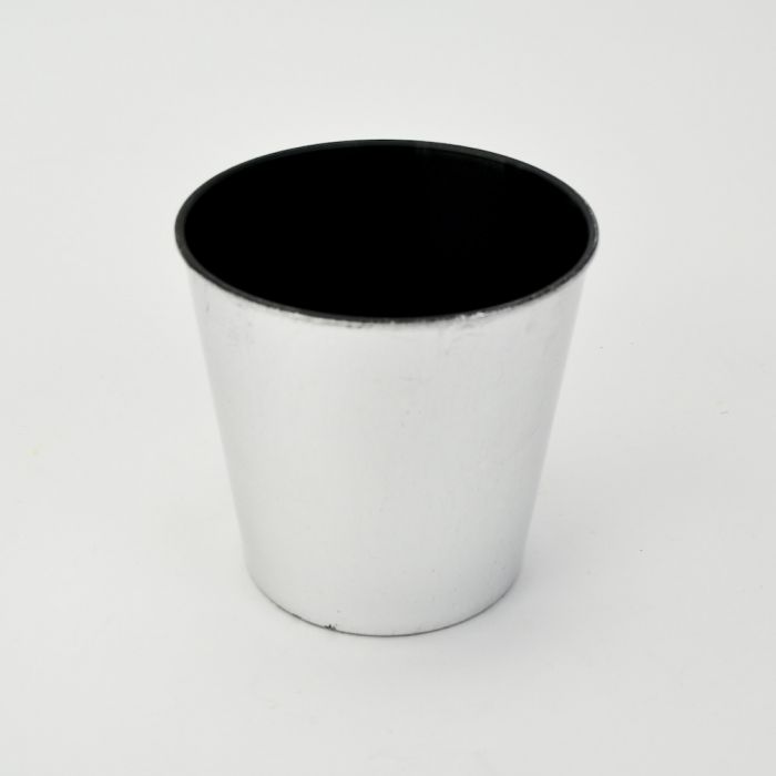 5 inch Recycled Plastic Pot - Silver