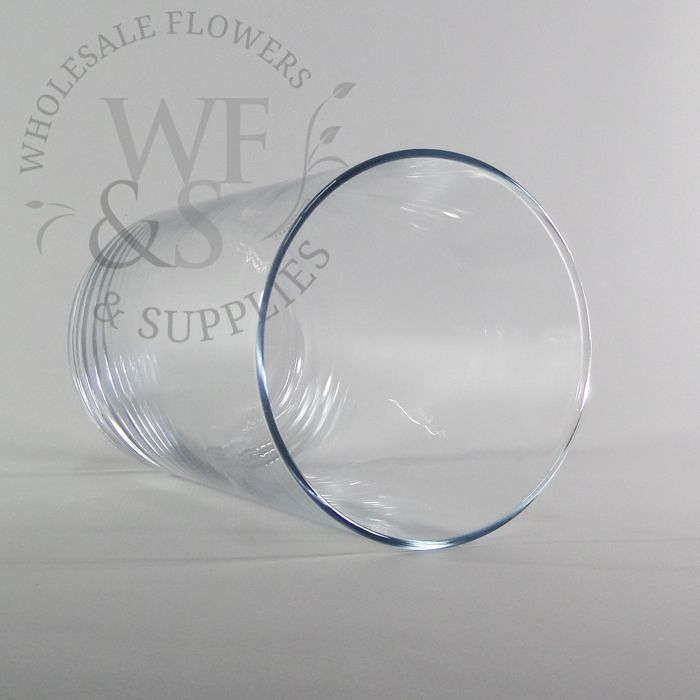 Glass Cylinder Vase 8-inch x 4-inch