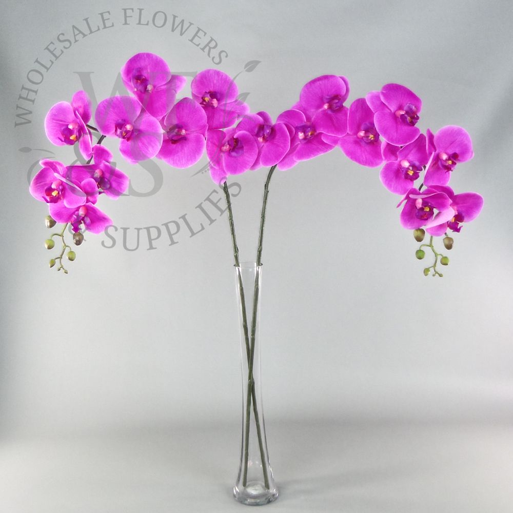 Real Touch Orchid Phalaenopsis Cream and Lavender 39"