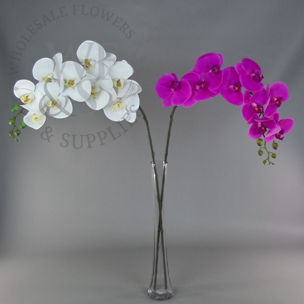 Real Touch Orchid Phalaenopsis Cream and Lavender 39"