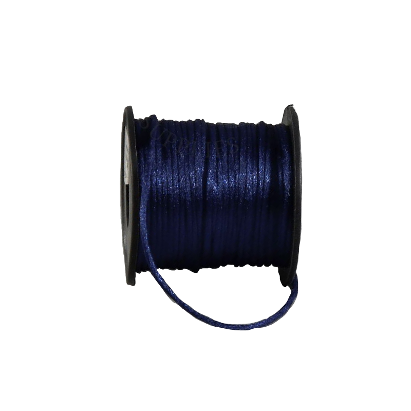 1/16" Satin Cord Navy