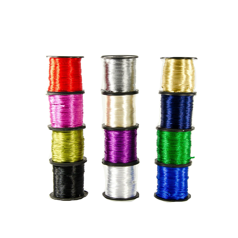 1/16" Satin Cord Apple Green