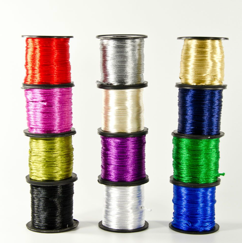 1/16" Satin Cord Navy