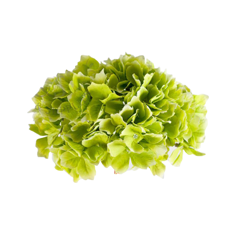 Small Silk Hydrangea Green
