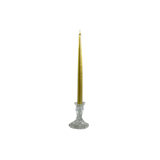 12" Tapered Candle Gold