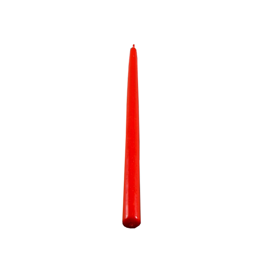 12" Tapered Candle Red