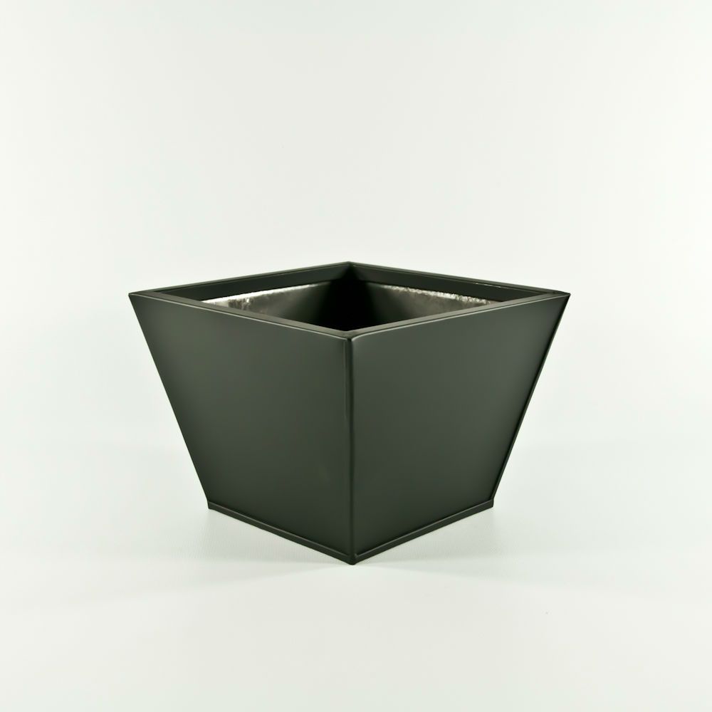 Tapered Metal Container - Bronze