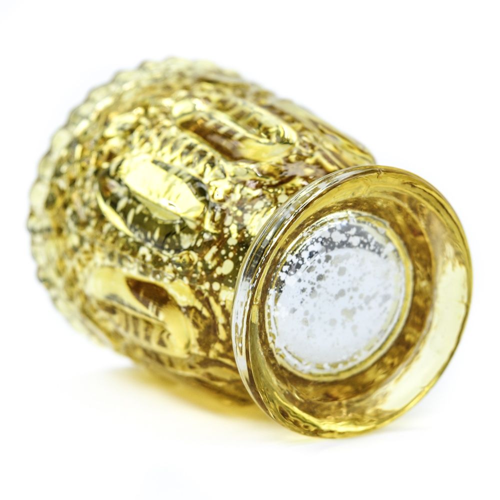 Gold Mercury Glass Votive holder