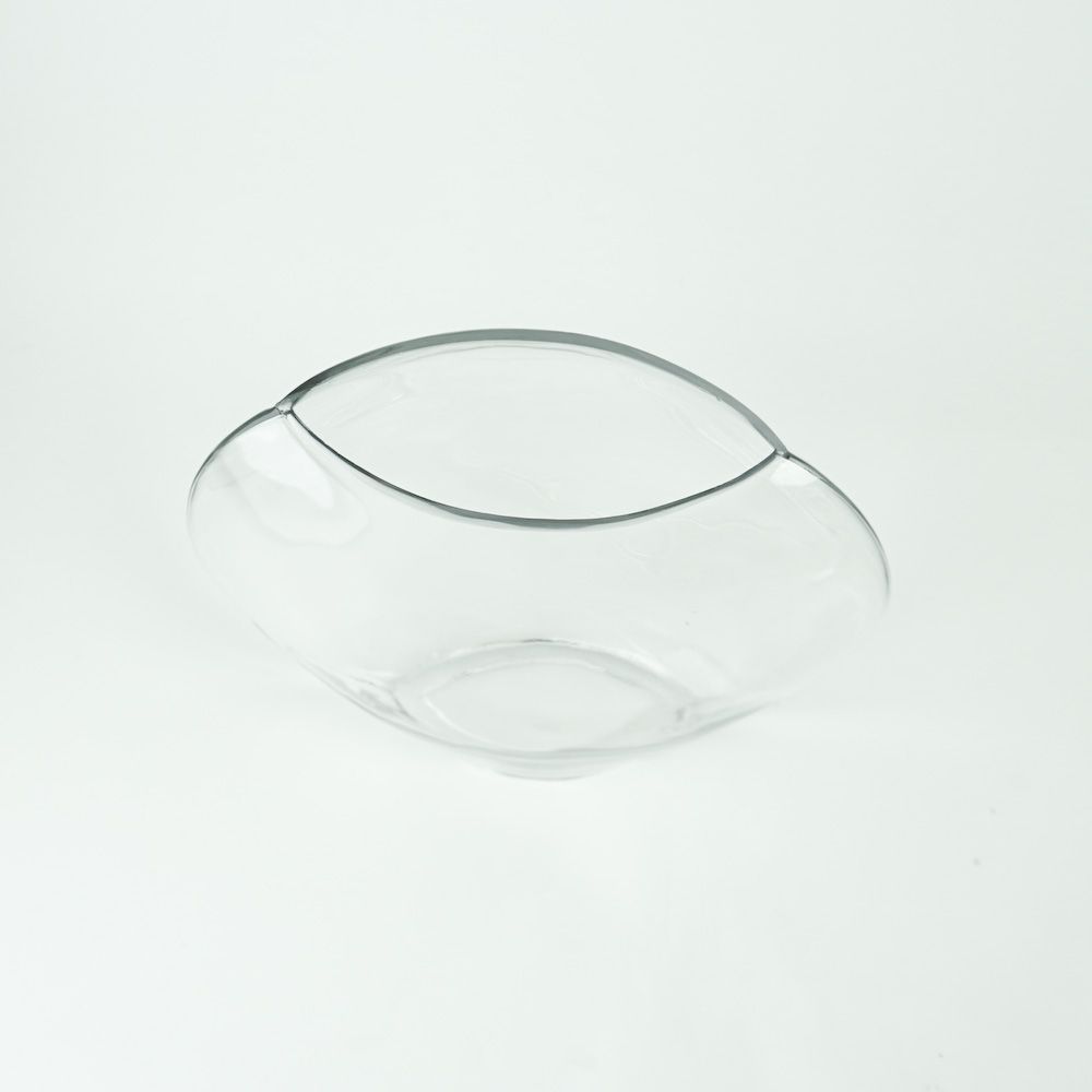 Clear Moon Bowl Vase